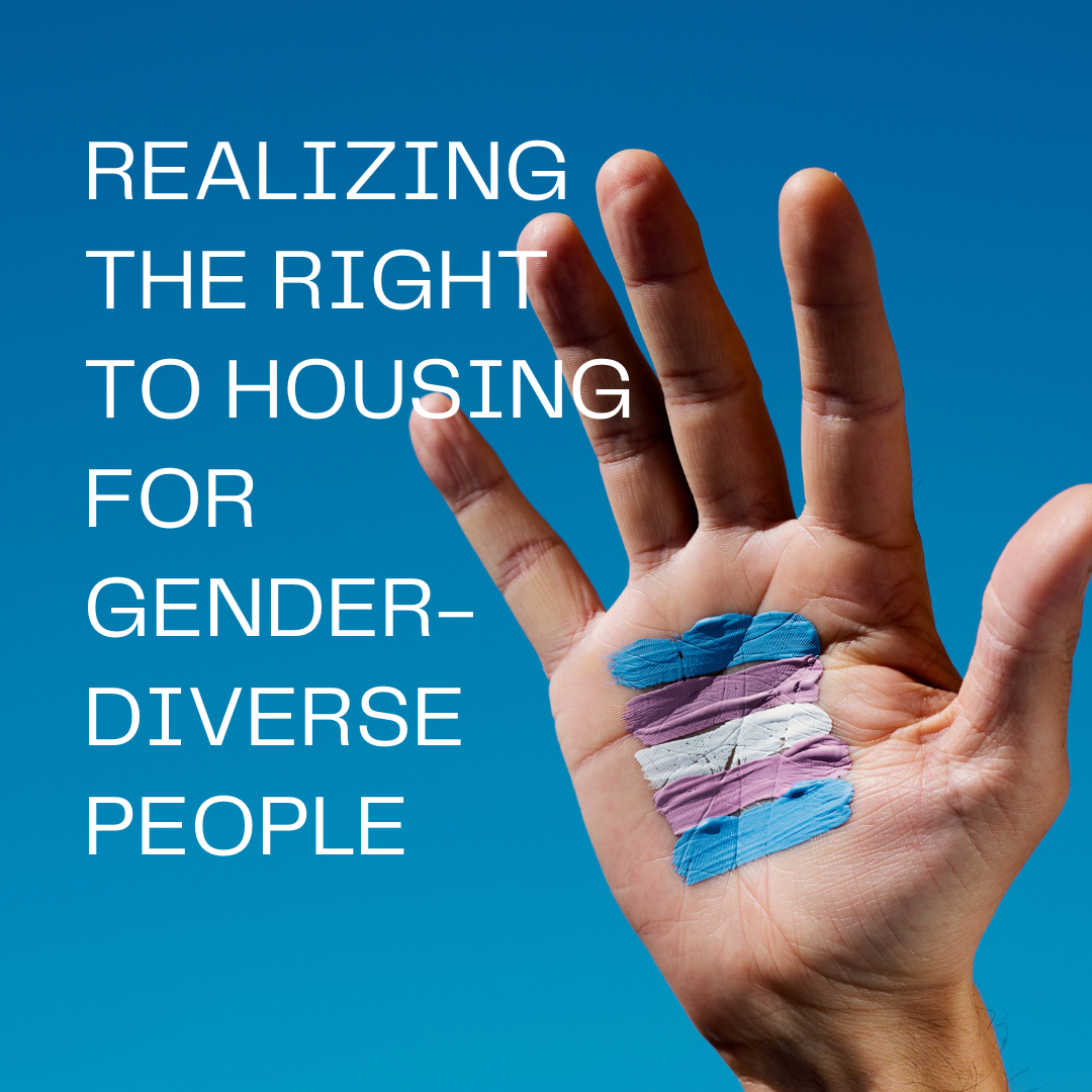 CAEH - Pride Month: The Right to Housing for Gender-Diverse People
