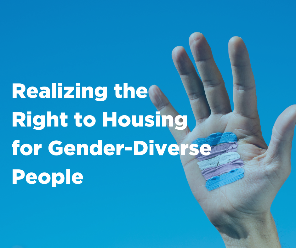 CAEH - Pride Month: The Right to Housing for Gender-Diverse People